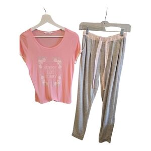 Penti Pink and Gray Women's Pajama Set